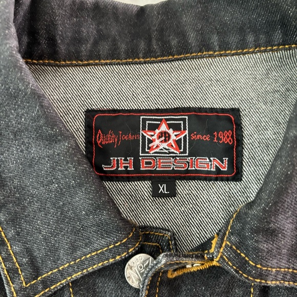 Jack Daniels jacket Old No. 7 RCR Black Denim Jean sz. XL New - Picture 5 of 7